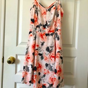 Peachy Floral Dress